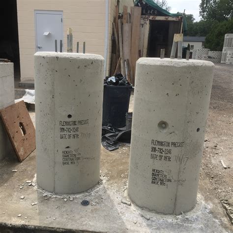 electrical junction boxes for concrete light pole bases|precast pole bases.